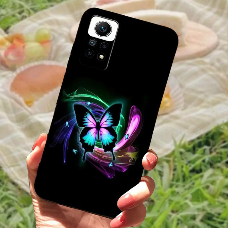 For Redmi Note 12 Pro 4G Case Silicone Soft Marble Black Bumper Funda Coque For Xiaomi Redmi Note 12 Pro Protective Phone Cover