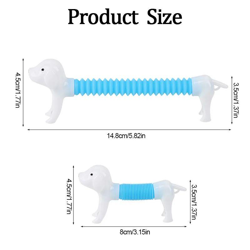 Abstract Dog Stress Relieving Stretchable Bubble Tube Toy Children's Birthday Party None Filler Stretch Sensory Squeezing Toy