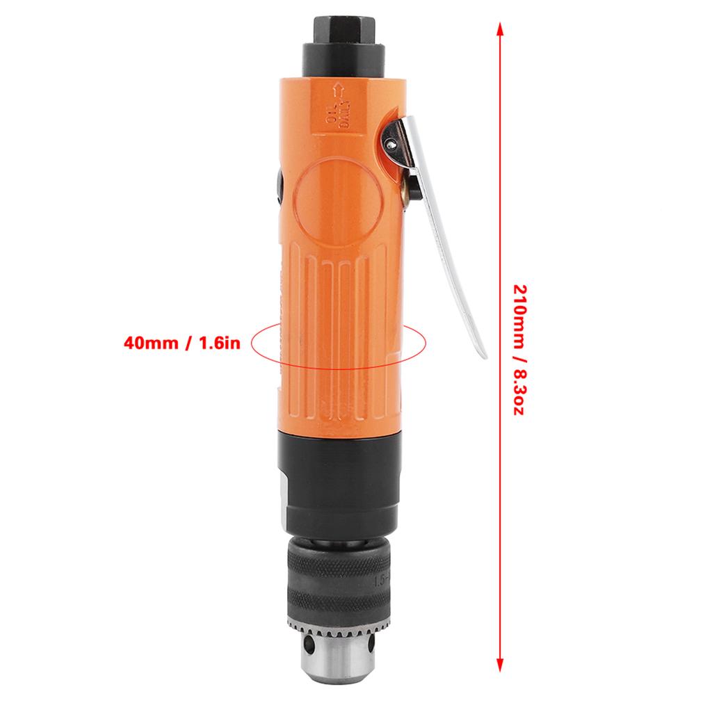 KP556 3Celsius8 High Speed Straight   Power Drill Pneumatic Drilling Tool S 1800rpm