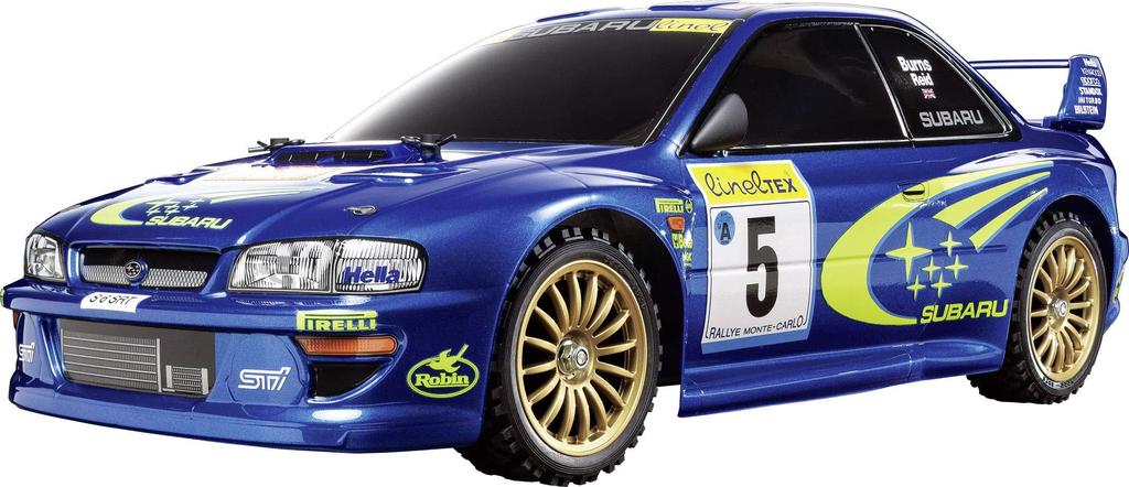 Tamiya Male Electric RC Car Series Subaru Impreza Monte Carlo 1999 58631 1/10 No.631 (TT-02 Chassis) On-road