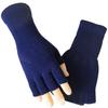 Striped Stripey Unisex One Size Fingerless Gloves Gothic Knitting Fingerless Gloves Winter Warm Elastic Comfortable Gloves