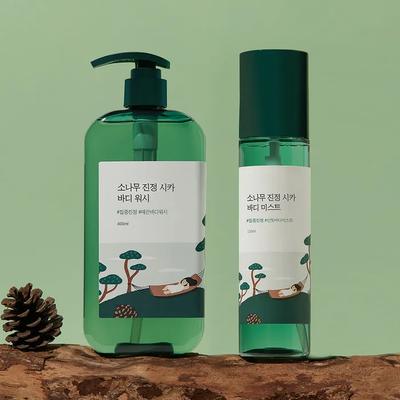 [SET]_Pine Soothing Cica Body 2-piece Set (Body Wash + Body Mist)