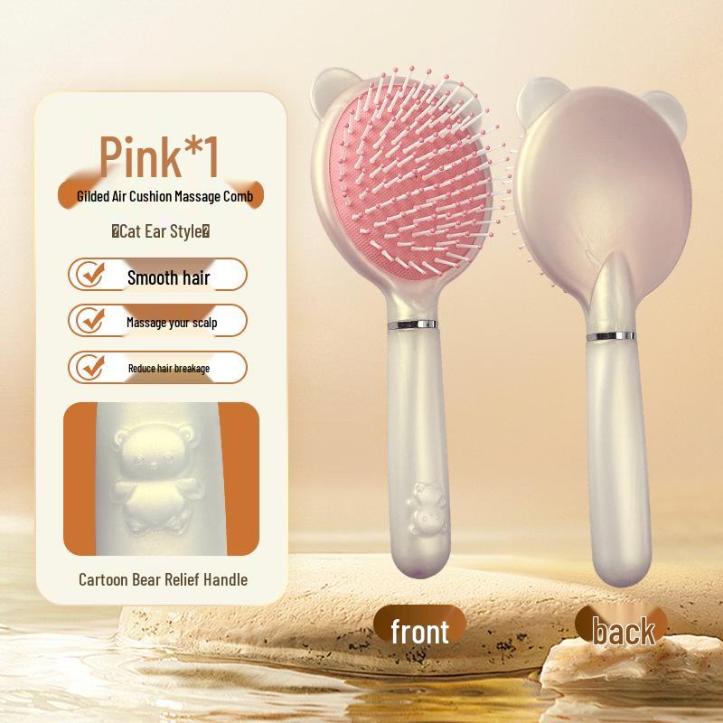 Perlglänzender Antistatischer Doppelnutzungs-Airbag-Massagekamm für Frauen
