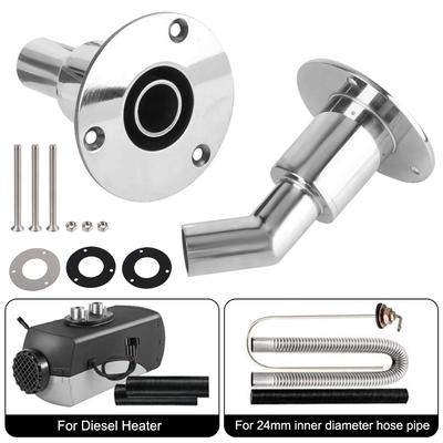 Socket Hardware Part Thru Hull Exhaust Fitting Tube Pipe Universal Air Diesel Vent Heater Stainless Steel 24mm