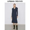 UR Women's 2026 Winter High Stand Collar Slim Fit Dress