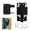 Weatherproofed Double Opening Barn Latches Heavy Type Metal Locking Bolts Secure for Livestock Gate
