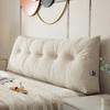 Sengegavl Kilepute Sengegavl Trekantet Sengegavlpute Ergonomisk Ryggstøtte Pøllepute med Sidelomme for Hybelseng Sofa