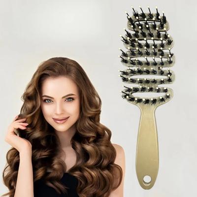 Praktischer Hohler Kopfhaut-Massagekamm Formgebend Definierend Flauschige Haarpflege Locken Definieren Stylingbürste Haarkamm Locken Stylingwerkzeuge