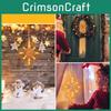Led Christmas Suction Cup Light Decorative Snowflake Reindeer Scene Lighting For Holiday Displays Ideal For Window Decorations