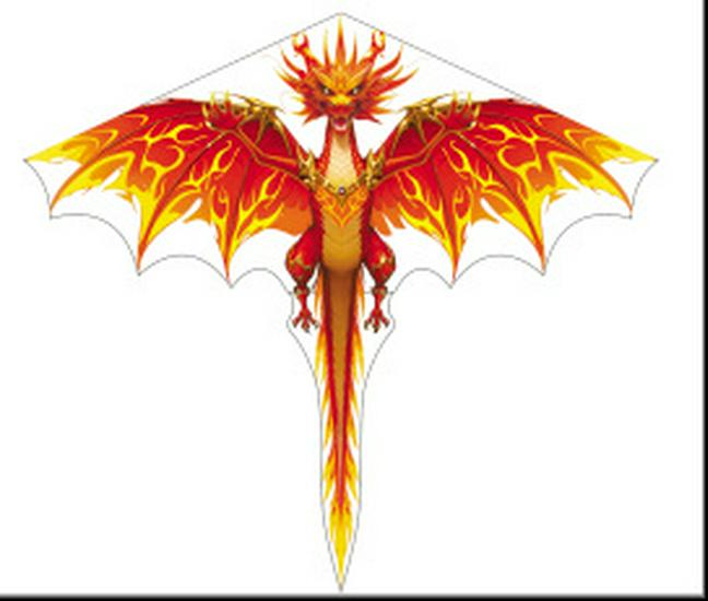 Winged Dragon Kite: High-End Cartoon Kite for Kids