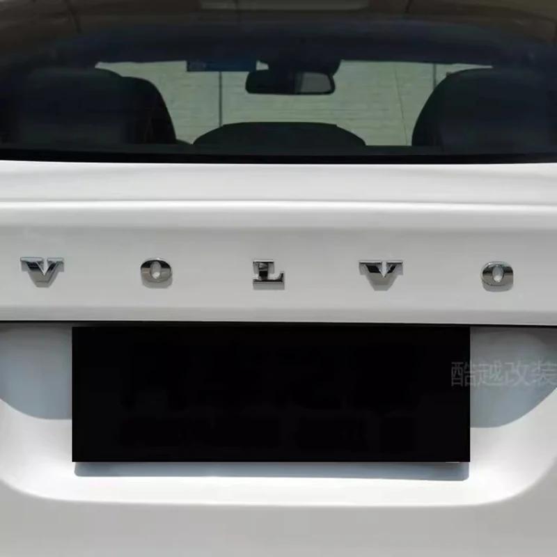 3D Metal Car Trunk Emblem Decal Letters Sticker Badge Accessories For Volvo XC90 V90 V60 XC60 V40 S80 S60 S90 C40 XC40 V70 XC70