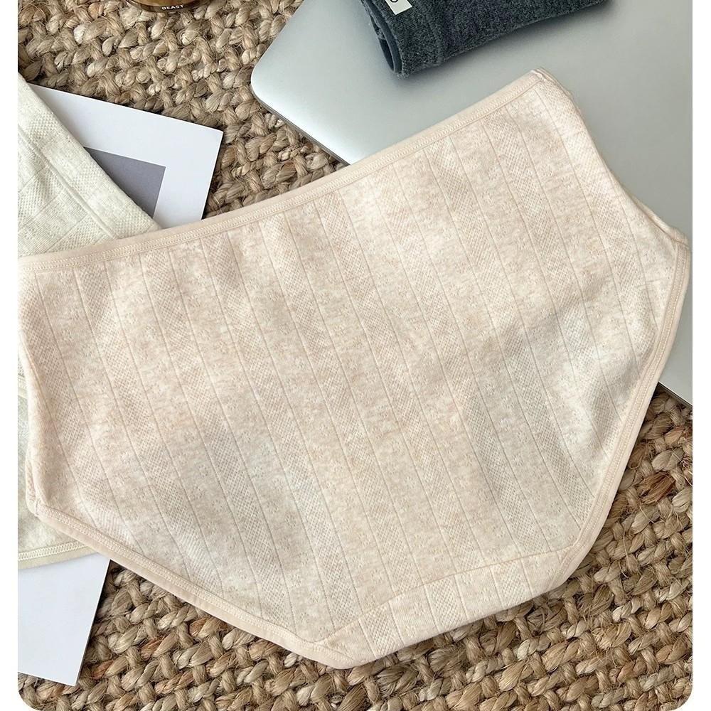 Ladies Spring and Autumn Fresh Solid Color 7A Antibacterial Crotch Comfortable Breathable Sweat Triangle Briefs