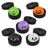 Halloween Bun Toy - 10cm Cute Steamed Bun Stress Toy with Steamer Basket for Party Favors and or