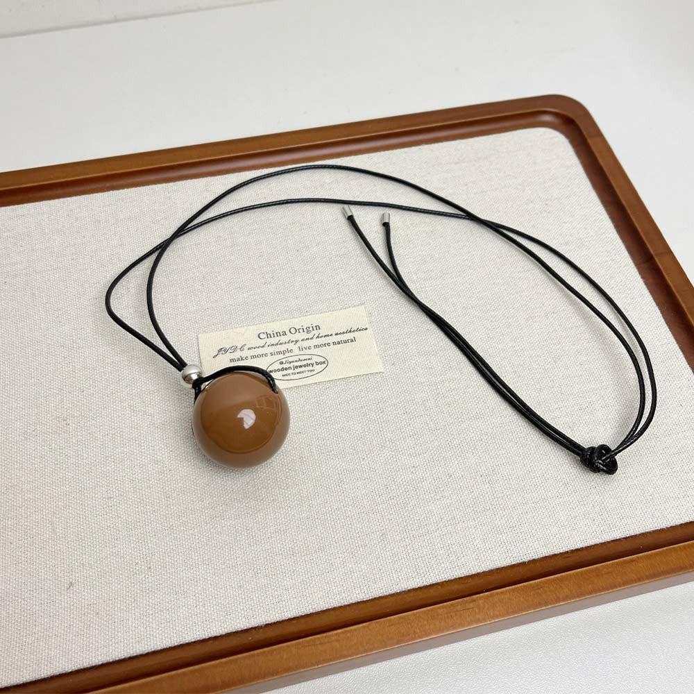 

Silver Color Sweater Chain Necklace Black Color Long Chain Necklace Jewelry Accessories кавовий