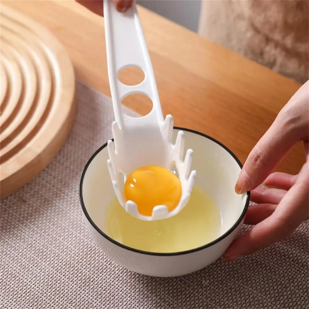 Spaghetti Spoon Multi-functional Home Fish Noodle Spoon Plastic Draining Colander Egg Yolk Separation Spoon Kitchen Supplies