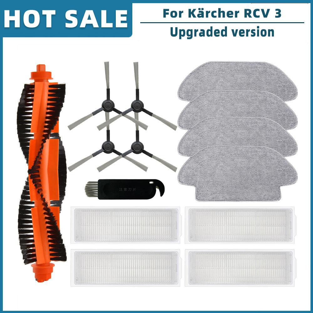 Dla Kärcher RCV 3 Robot Odkurzacz Części Zamienne Akcesoria Szczotka Główna Boczna Filtr Hepa Ścierka Mopująca