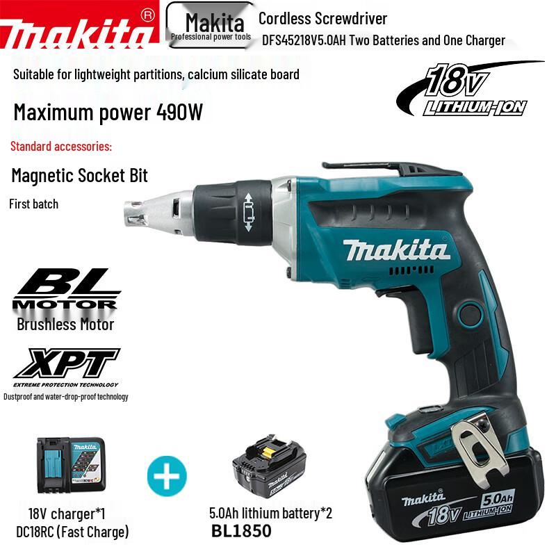 Makita DFS452 Cordless Screwdriver CN plug (adapter included)