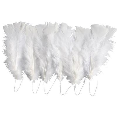 Turkey Feathers In Small Packs of 3, Assembled with Steel Wire. Ref 51847