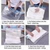 Reusable Hand Rolled Travel Compression Bag Vacuum Bags for Storing Clothes Suitable for Luggage and Essential Cruise Clothing