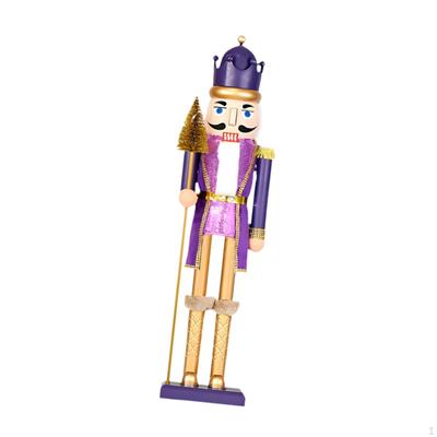 Schiaccianoci di Natale Figura Artigianale Festivo Vacanza Ingresso Libreria 28cm Tavolo