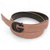 Auth GG Marmont Leather Belt Pink Gu3707cb