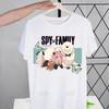 Anya Forger Printed T Shirt Men Yor Forger Tops Tees Harajuku Spy X FAMILY Tshirt Streetwear Hip Hop Male T-shirts