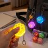 Cute Glowing Cat Paw Keychain Press Activated Light 6 Vibrant Colors Creative Pendant for Backpack Valentine's Day Small Gift