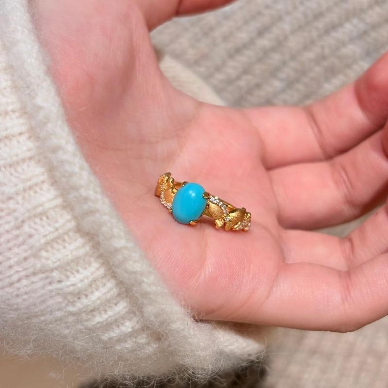 Medieval Retro Blue Pine Kingdee Brushed Point Diamond Butterfly Necklace Bracelet Ring Light Luxury High-End Jewelry