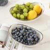 Ruhan Light Luxury Double-Layer Fruit Plate