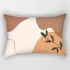 30x50cm 40x60cm 50x70cmGeometric Pillowcase Home Decor Cushion Cover Abstract Leaves Plant Patchwork Rainbow Polyester