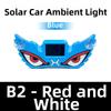 Wireless Solar Powered Demon Eye Car Light Suction Cup Smart LED Lights Cool EYE Ambient Lights