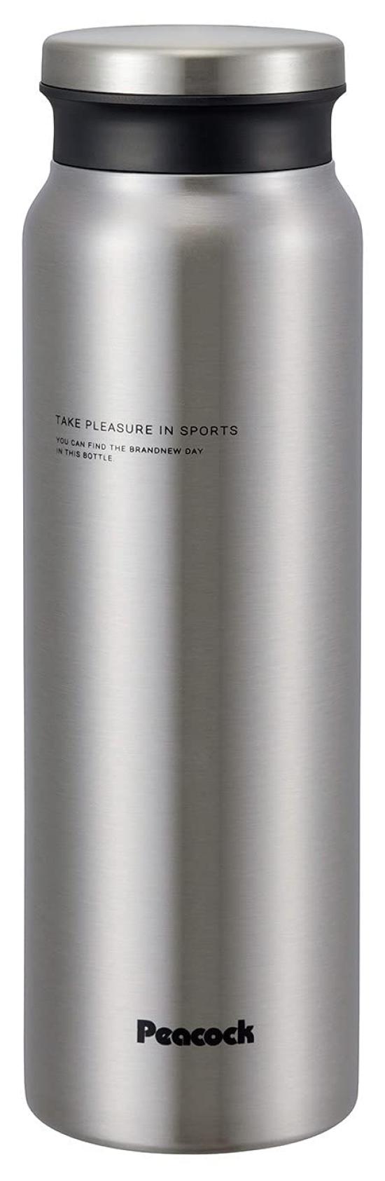 

Peacock Stainless Steel Water Bottle, 0.8L, AMZ-80 XA, Stainless Steel