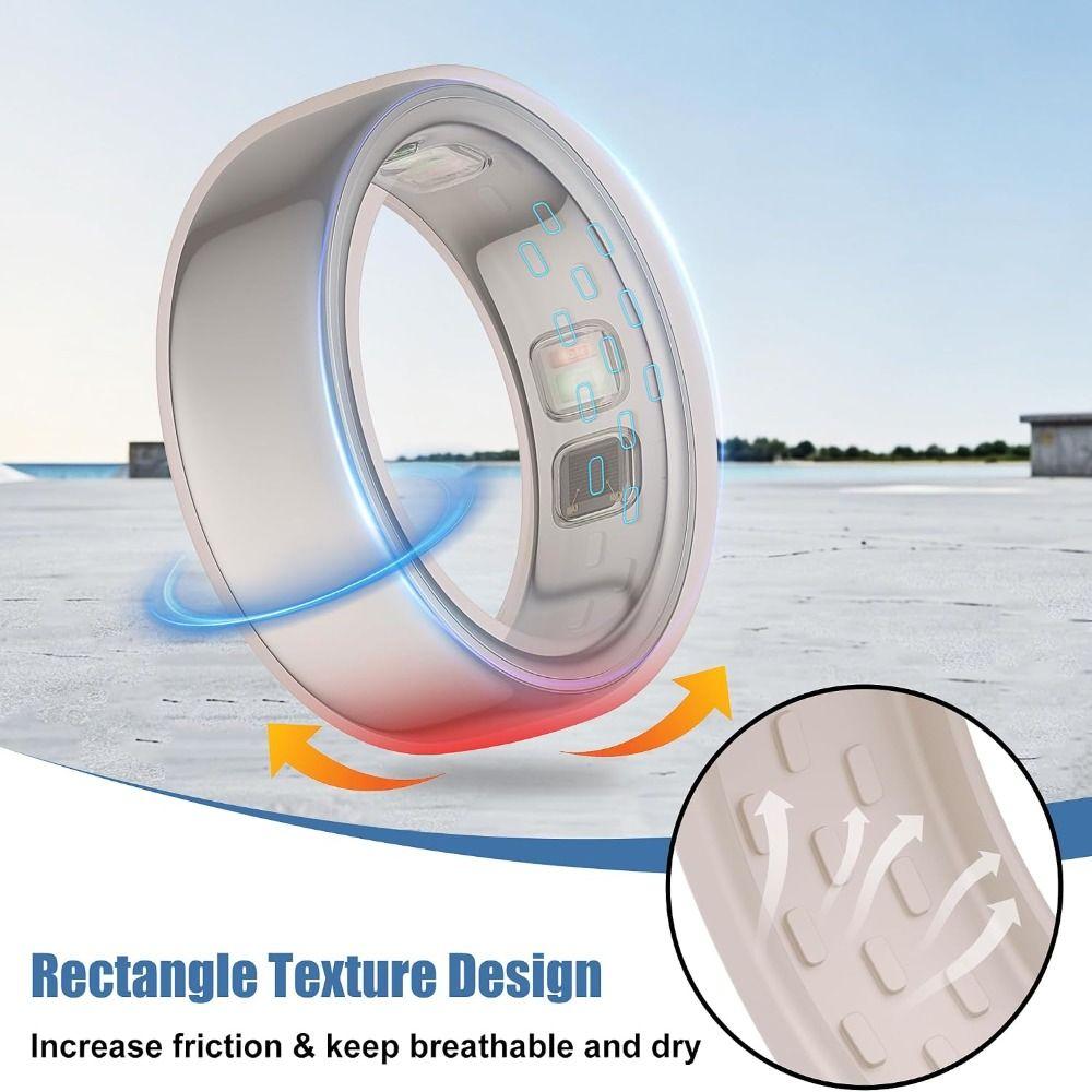 Silicone Smart Ring Cover Elastic Ring Protector for Oura Ring 5 Smart Ring Accessories