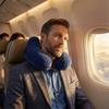 Inflatable Design Inflatable Neck Pillow Breathable Design H-Shaped Pillow  Airplane