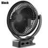 8-Zoll wiederaufladbarer/steckbarer USB-Schreibtischventilator tragbarer Clip-Ventilator 3 Geschwindigkeiten geräuscharmer Luftzirkulationsventilator geeignet für Zuhause Büro.