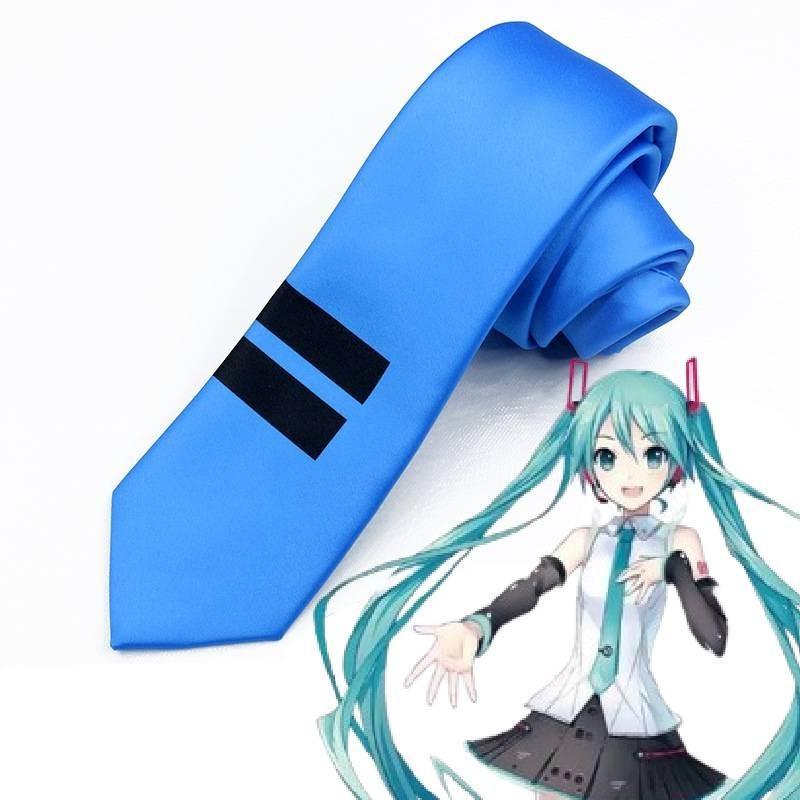 Vocaloid Hatsune Miku Anime Jk Stropdas Cosplay Uniek Cartoon Patroon