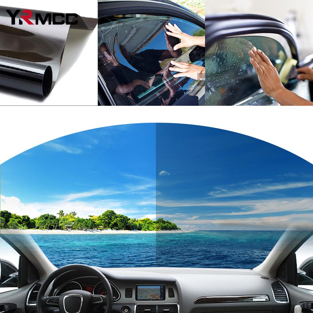 Car Window Films 1.9-71% Sun Shade Sticker Windows Glass Tint 50cmx300cm for Auto Solar Foils UV Protector Foils Window Tint Fil 3m Transmittance 71