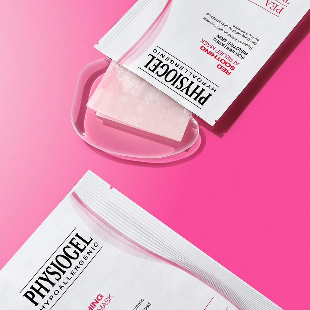 Physiogel Red Soothing AI Relief Mask, 1 Sheet, 6 Count
