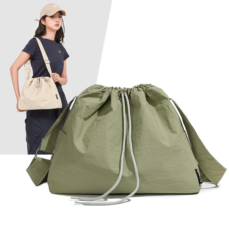 School bag, new dumpling large-capacity shoulder bag, casual going out Mori messenger bag, Korean version of simple commuting to work, small