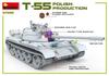 Miniart Polish Plastic Model MA37090 1/35 T-55A