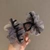 Silk Gauze Medium Claw Clip: Gentle, Age-Reducing Hair Accessory
