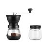 Manual Coffee Bean Grinder: Hand-Crank, Double Bearing, Ceramic Grinding Core