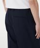 MUSINSA STANDARD Three-Puck Semi-Balloon Slacks [Navy]