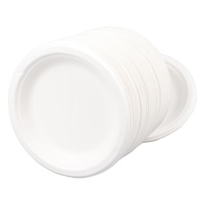 125Pcs Disposable Paper Plates Compostable 6 Inch Dessert Plates for Family Gatherings Picnics
