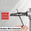 5pcs/6pcs Broken Wire Extractor Fine Tooth Broken Head Screw Extractor Removal Faucet Broken Thread Extractor Screwdriver Tool