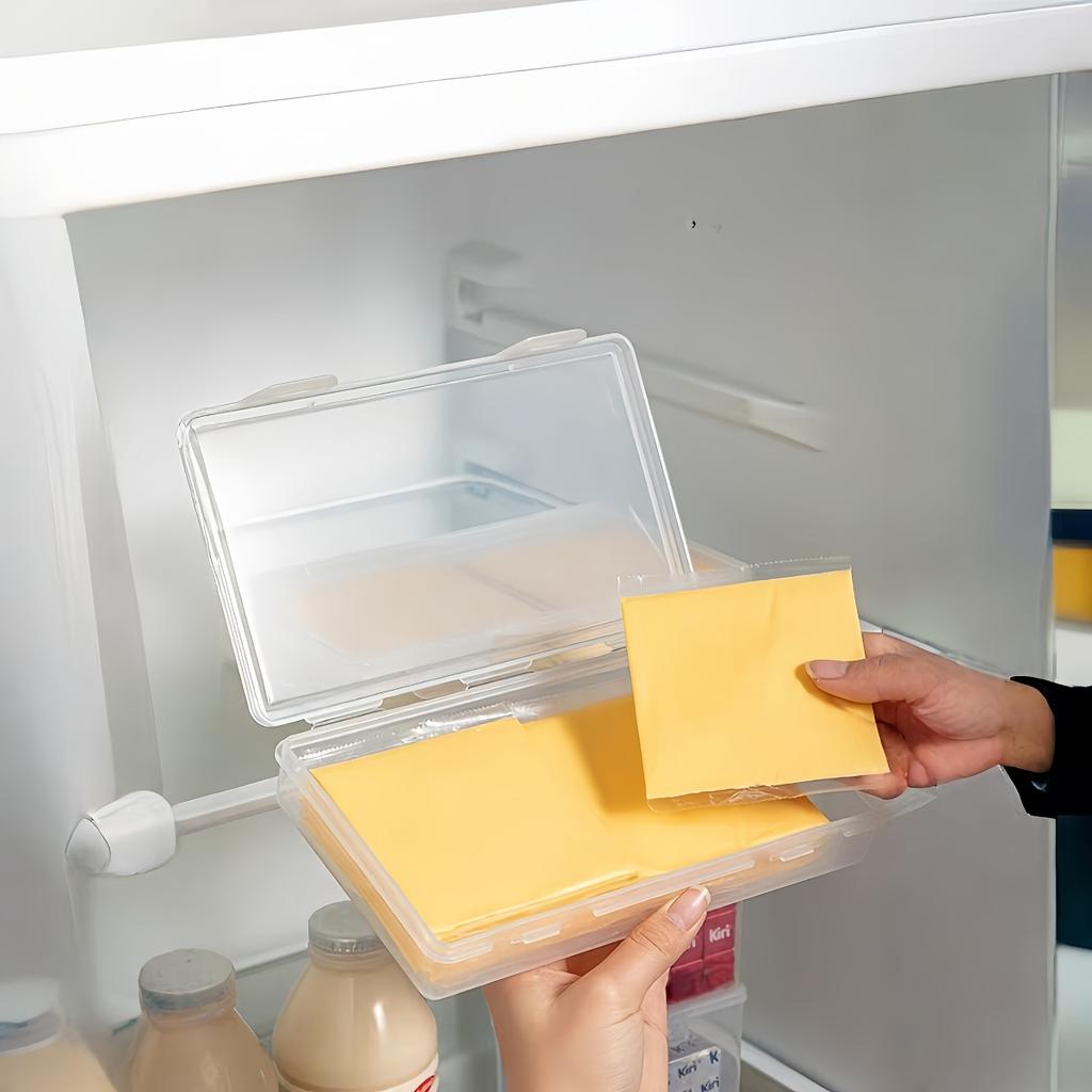 Cheese Packaging Box, Cheese Refrigerator, Sealed Preservation Box, Flip Cover Butter Block Storage Box, Storage Box, Cheese Box