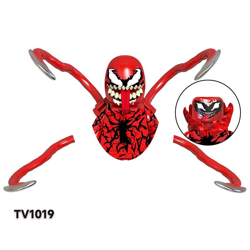 

Marvel Legends Карнаж Веном Блоки Кирпичики Анти-Веном Эдди Брок Для Игрушек Подарков Фигурки Экшн Строительные Блоки Для Детей