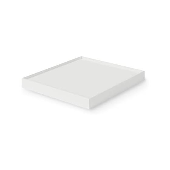 MUJI Recycled Polypropylene File Box Standard Lid that can also be attached with casters - Width 25cm / White Gray 15930845
