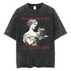 Washed Vintage Born To Serve Cvnt Forced To Serve Funny Meme T-shirt Are Born To Serve Cotton Oversized T-Shirts Unisex