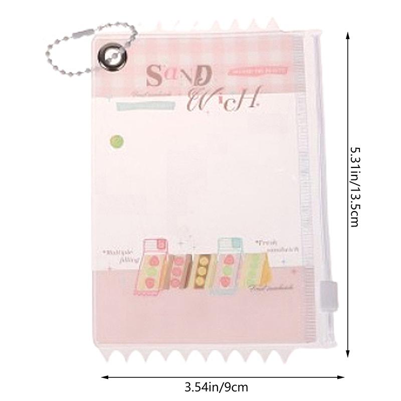 Transparent Candy Bag Photocard Holder Keyring Props Badge Display Bag Pendant Idol Photo Card Protective Cover Card Holder